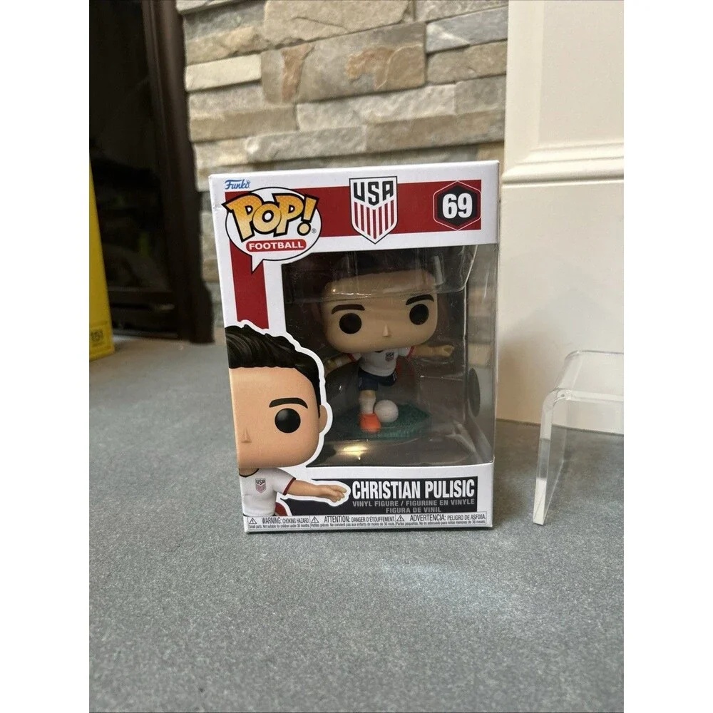 Funko Pop! World Cup Vinyl Figure Lot of 3 Messi #01 Pulisic #69 Clutch #84